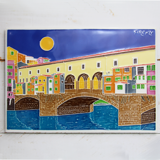 Ceramic painting -Tuscany-