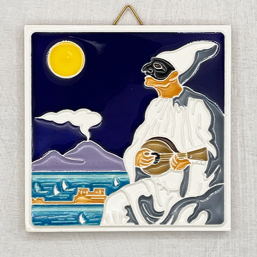 Ceramic painting -Pulcinella-