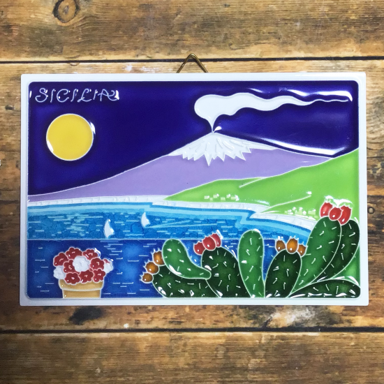 Ceramic painting -Sicily Autonomous Region-