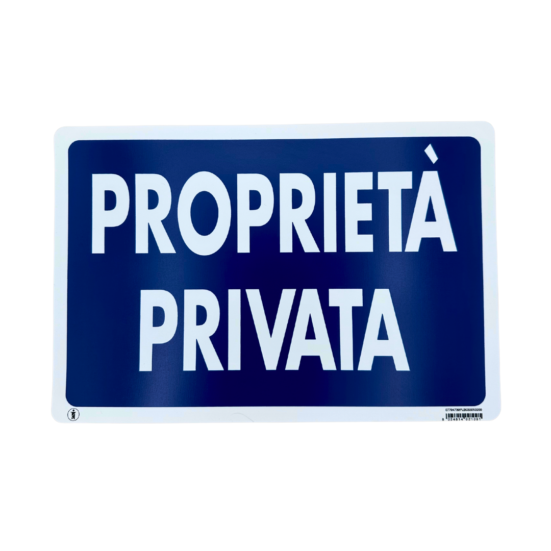 PROPRIETA PRIVATA (私有地) ブルー