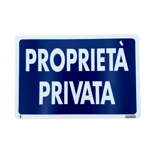 PROPRIETA PRIVATA (Private Property)