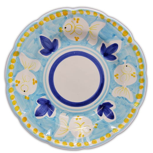 Pasta plate - Animal pattern - (Cheramix)