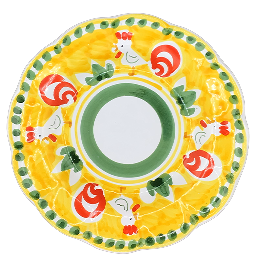 Pasta plate - Animal pattern - (Cheramix)