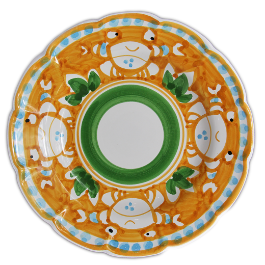 Pasta plate - Animal pattern - (Cheramix)