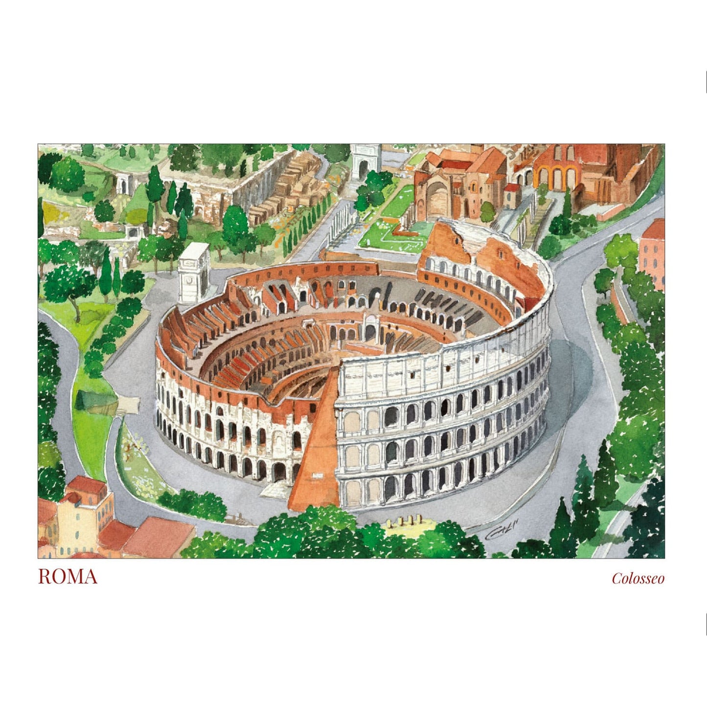 [Postcard] Rome