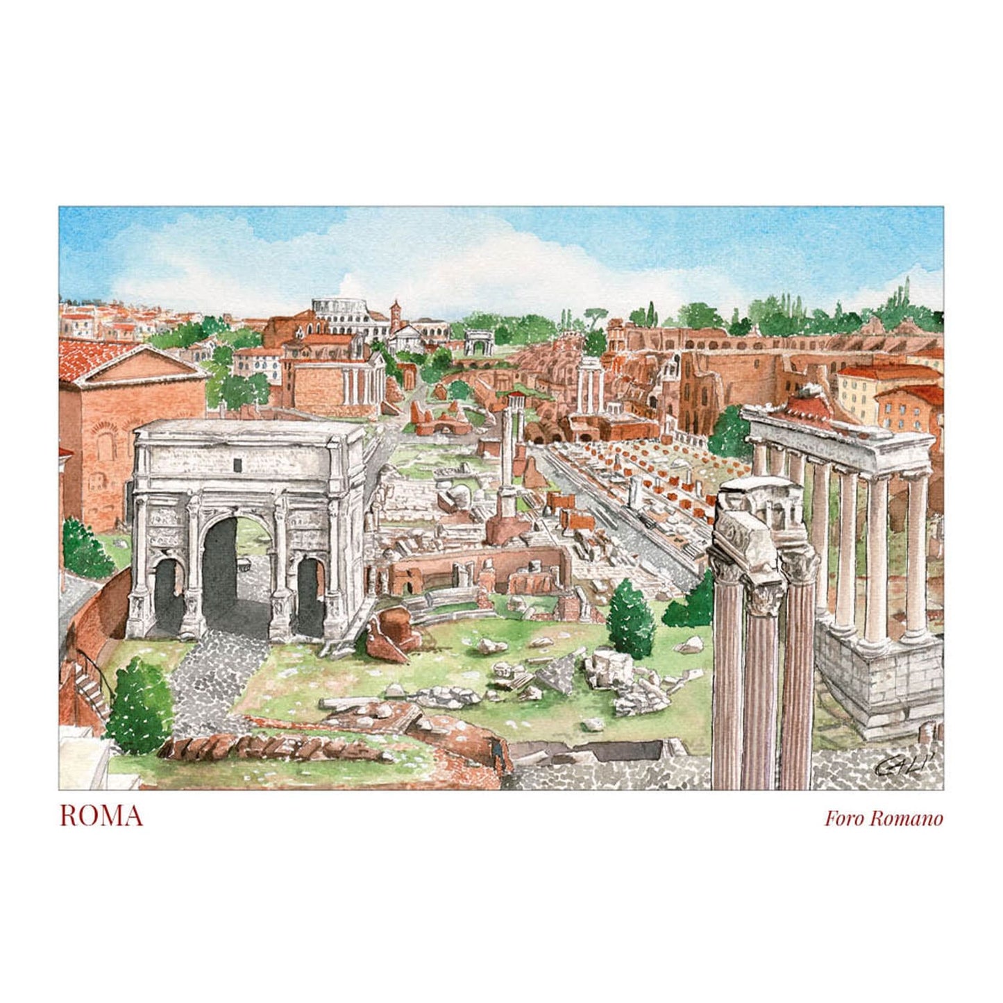 [Postcard] Rome