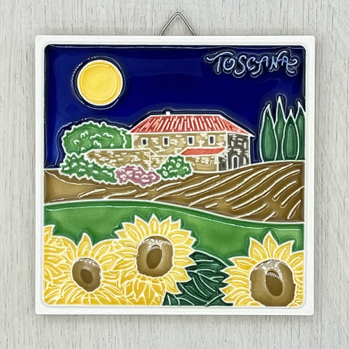 Ceramic painting -Tuscany-