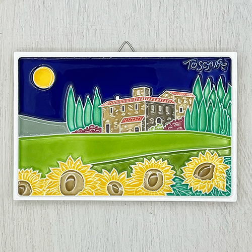 Ceramic painting -Tuscany-